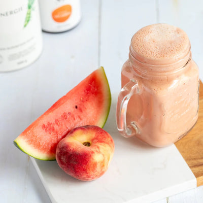 Watermelon and Peach Smoothie